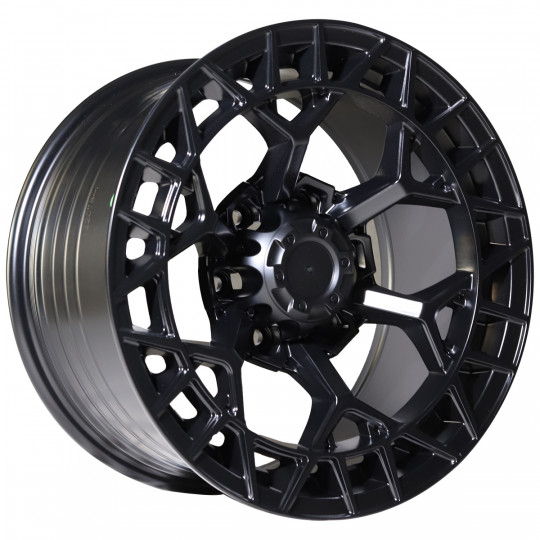 REPLICA FUEL STYLE 33 4X4 WHEELS 17X9.0 6X139.7 ET0 MATTE BLACK