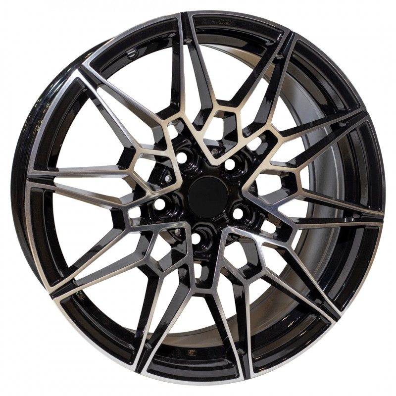 REPLICA BMW STYLE 805 19X8.5-9.5 5X120 ET35/40 BLACK MACHINED FACED