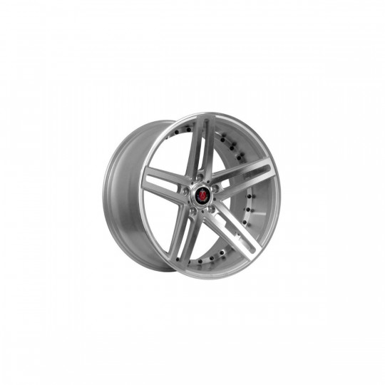 AXE EX20 22X9 5X108 ET35 SILVER MACHINED FACED