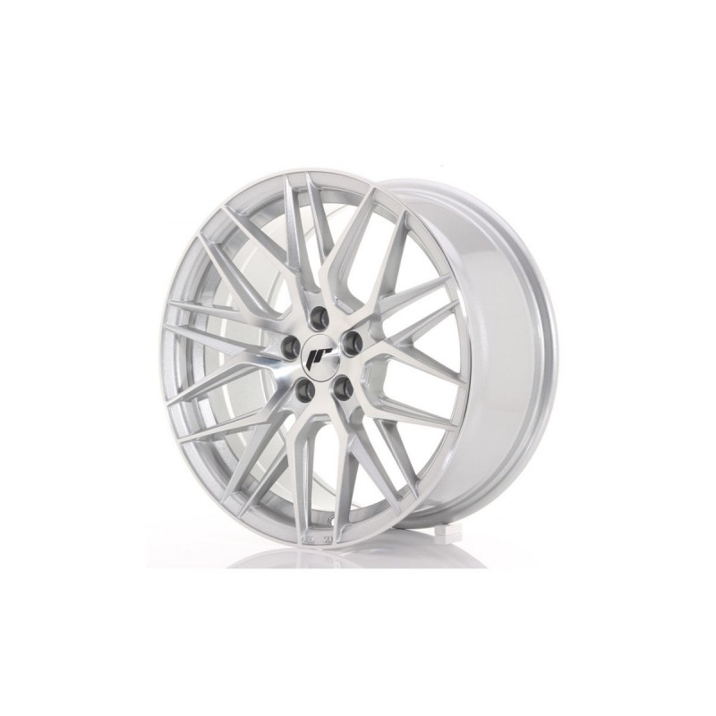 JAPAN RACING JR28 19X8.5 5X112 ET40 SILVER MACHINED FACED