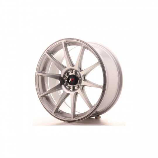 JAPAN RACING JR11 18X8.5 5X100/108 ET35 SILVER MACHINED FACED