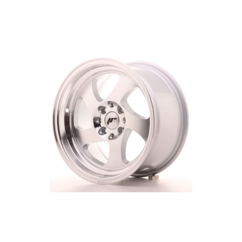JAPAN RACING JR15 15X8 4X100/108 ET20 SILVER MACHINED FACED