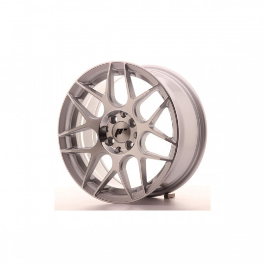 JAPAN RACING JR18 16X7 4X100/108 ET25 SILVER MACHINED FACED