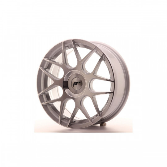 JAPAN RACING JR18 19X8.5 BLANK ET40 SILVER MACHINED FACED