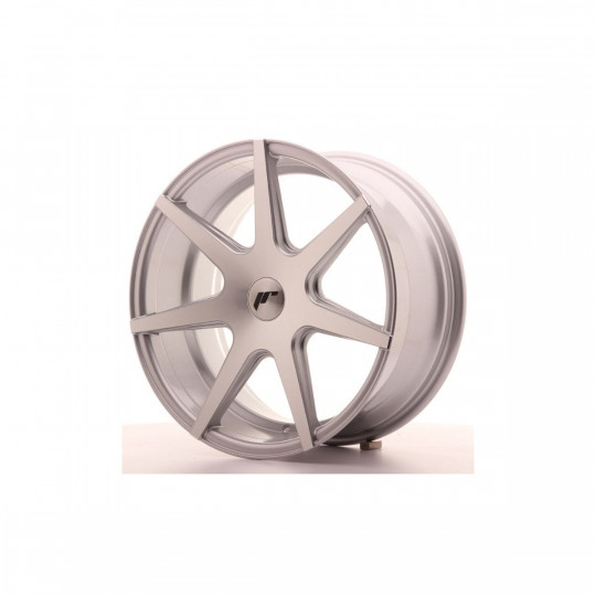 JAPAN RACING JR20 20X8.5 BLANK ET40 SILVER MACHINED FACED