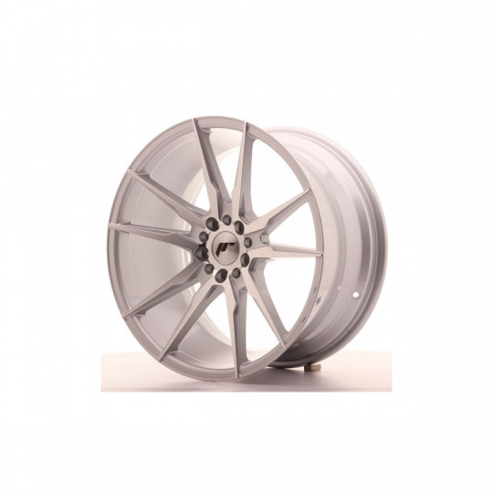 JAPAN RACING JR21 19X9.5 5X100/120 ET35 SILVER MACHINED FACED