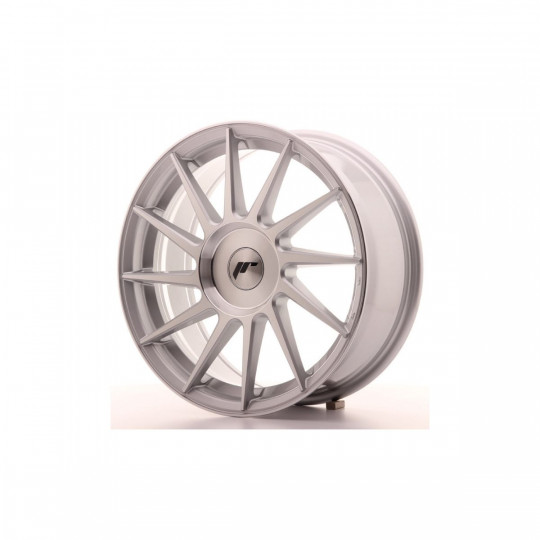 JAPAN RACING JR22 17X7BLANK ET40 SILVER MACHINED FACED