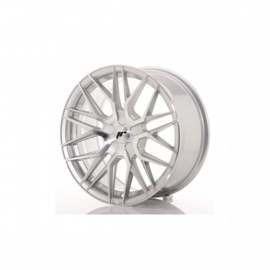 JAPAN RACING JR28 17X8 BLANK ET40 SILVER MACHINED FACED