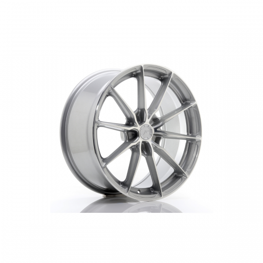 JAPAN RACING JR37 19X8.5 BLANK ET45 SILVER MACHINED FACED