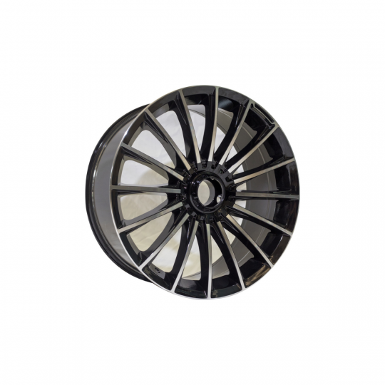 REPLICA MERCEDES STYLE 8499 19X8.5 5X112 ET38 BLACK MACHINED FACED