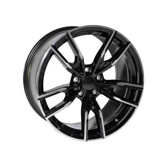 REPLICA BMW STYLE 5478 19X8.5-9.5 5X120 ET35/40 BLACK MACHINED FACED