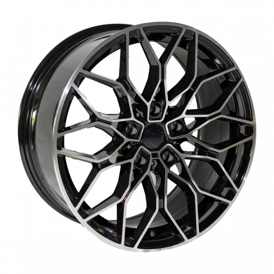 REPLICA BMW STYLE 147 18X8.0 5X120 ET35 BLACK MACHINED FACED