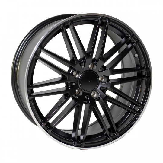 REPLICA MERCEDES STYLE 873 18X8.0 5X112 ET45 MATTE BLACK MACHINED LIP