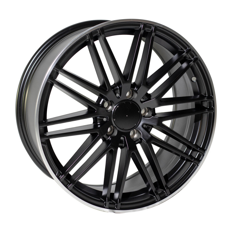 REPLICA MERCEDES STYLE 873 18X8.0 5X112 ET45 MATTE BLACK MACHINED LIP