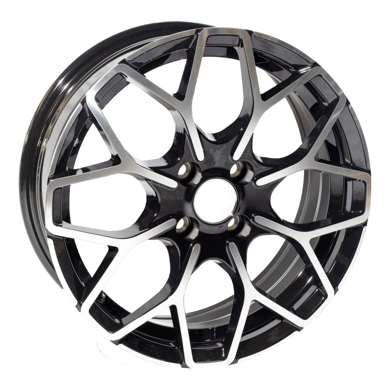 REPLICA SMART STYLE 1449 17X7.5 3X112 ET25 BLACK MACHINED FACED