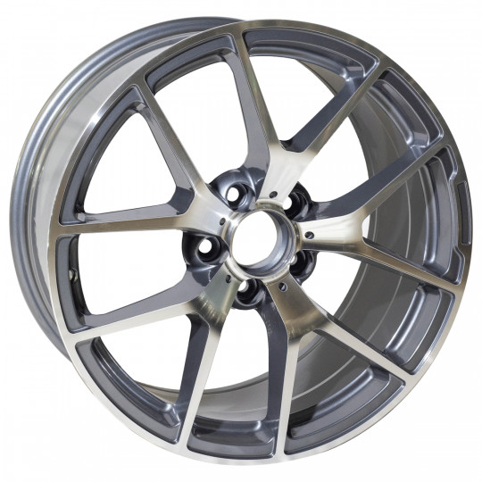 REPLICA MERCEDES STYLE 933 18X8.5-9.5 5X112 ET45 GUNMETAL MACHINED FACED