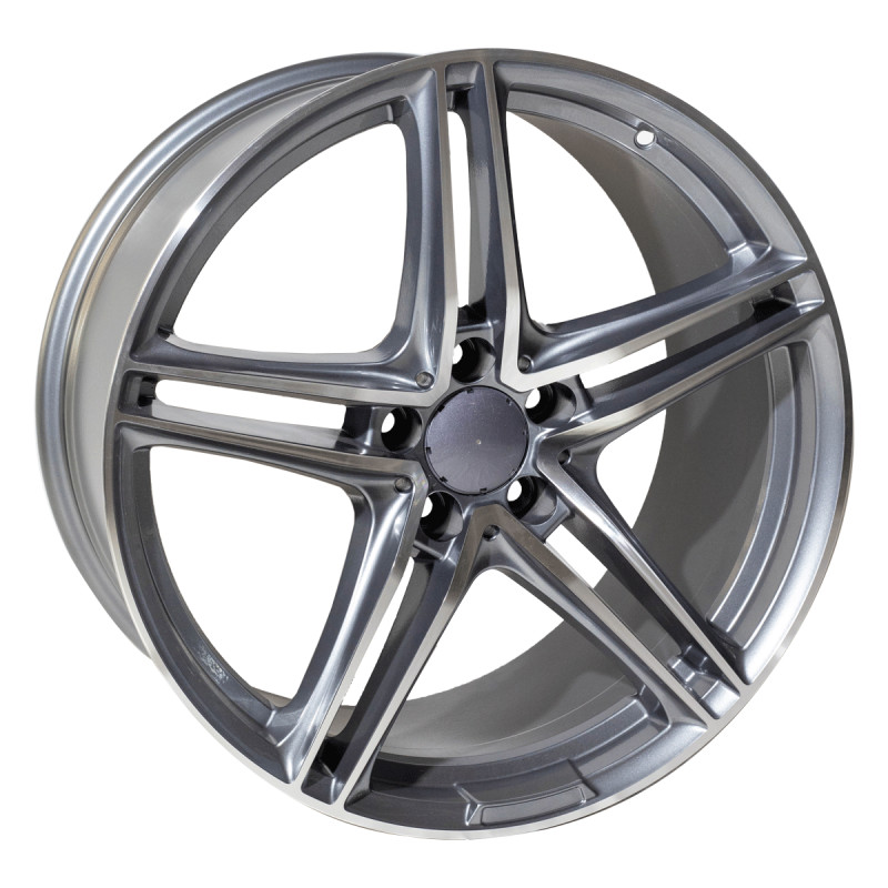 REPLICA MERCEDES STYLE 5619 20X8.5-9.5 5X112 ET45 GUNMETAL MACHINED FACED