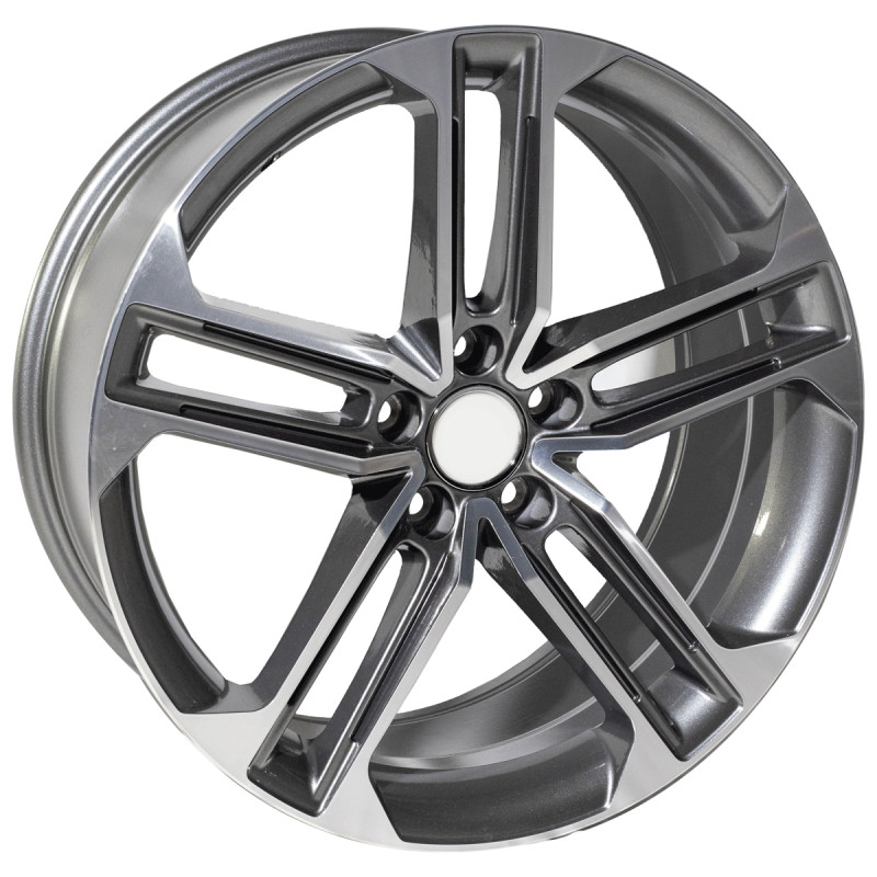 REPLICA AUDI STYLE 104 19X8.5 5X112 ET35 GUNMETAL MACHINED FACED