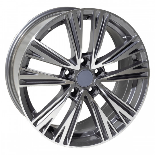 REPLICA AUDI STYLE 103 17X7.5 5X112 ET42 GUNMETAL MACHINED FACED