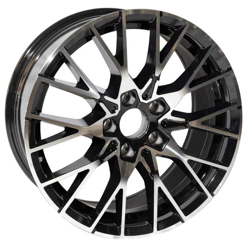 REPLICA BMW STYLE 5441 19X8.5-9.5 5X120 ET28/35 BLACK MACHINED FACED