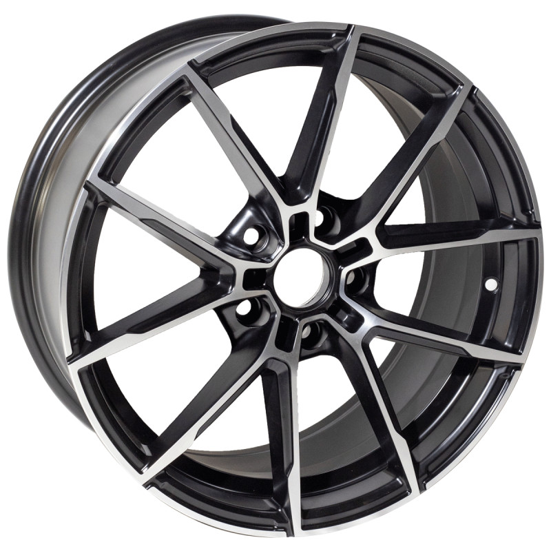 REPLICA BMW STYLE 7134 17X7.5 5X112 ET40 MATTE BLACK MACHINED FACED