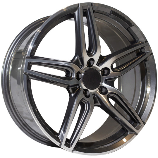 REPLICA MERCEDES STYLE 225 19X8.5 5X112 ET45 GUNMETAL MACHINED FACED