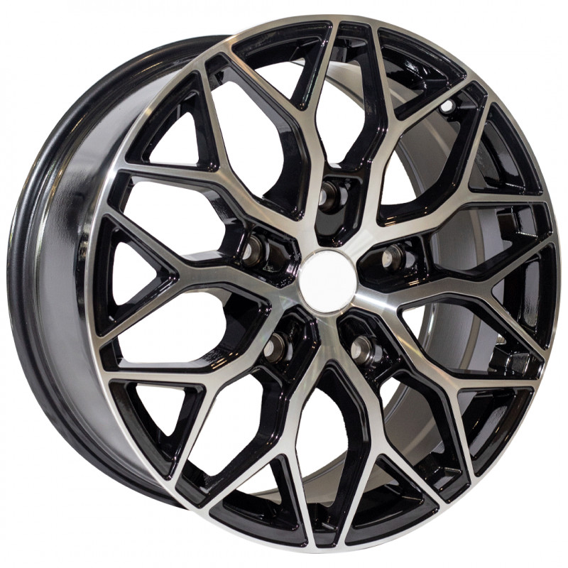 REPLICA VOSSEN STYLE 678 18X8 5X160 ET50 BLACK MACHINED FACED