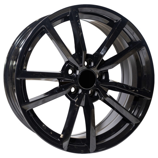 REPLICA VW STYLE 864 17X7.5 5X100 ET35 GLOSS BLACK