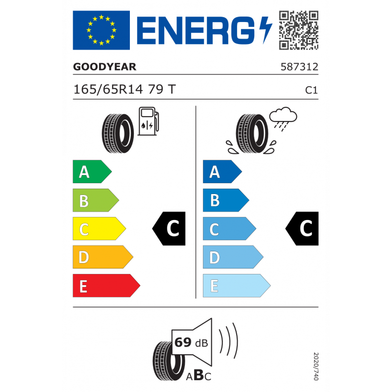 GOODYEAR 165/65R14 79T EFFICIENTGRIP COMPACT 2