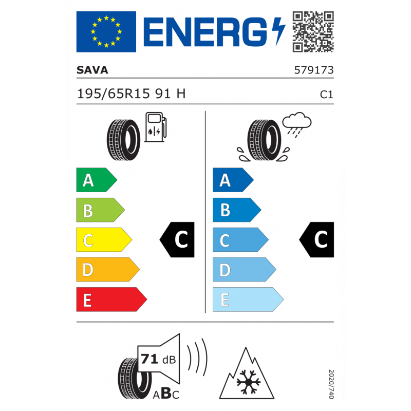 SAVA 195/65R15 91H ALL WEATHER