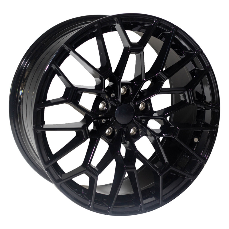 REPLICA BMW STYLE 108 19X8.0-9.0 5X112 ET28/40 GLOSS BLACK