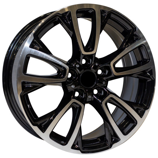 REPLICA MINI STYLE 5679 18X7.0 5X112 ET45 BLACK MACHINED FACED