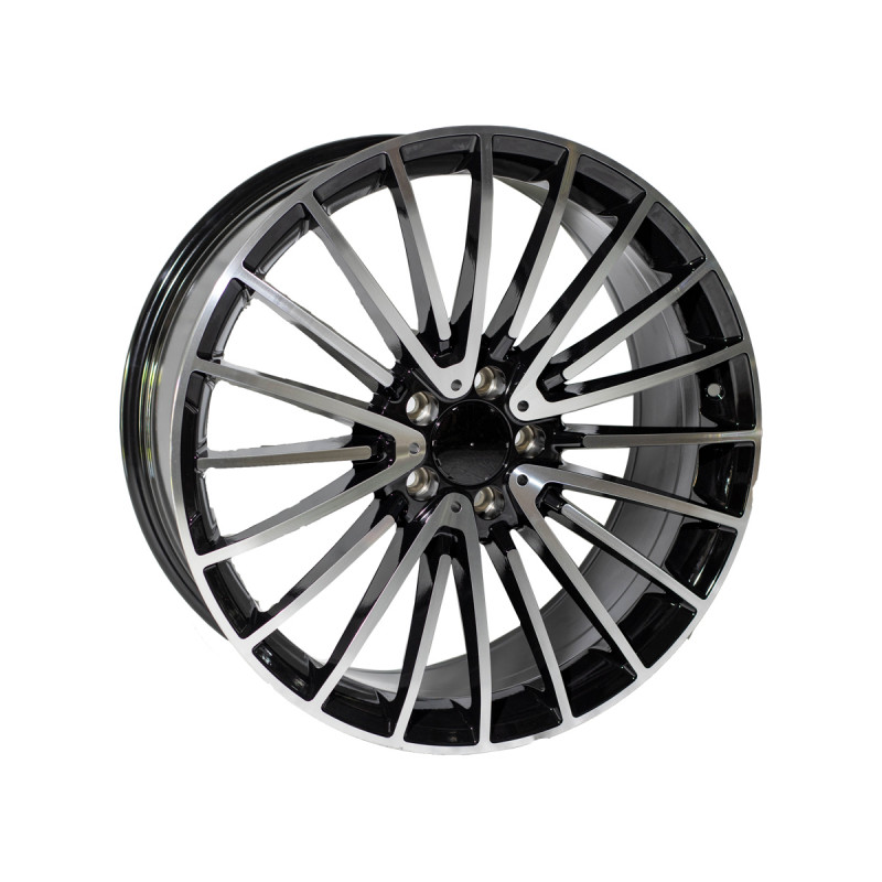 REPLICA MERCEDES STYLE 2054 18X8.0 5X112 ET45 BLACK MACHINED FACED