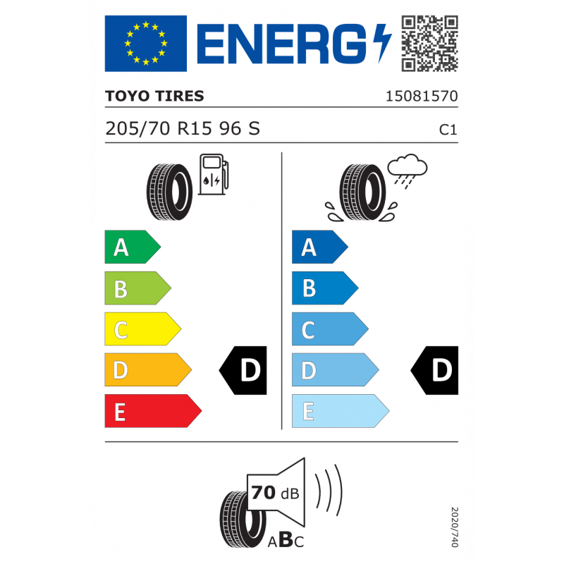 TOYO 205/70R15 96S OPEN COUNTRY A/T +