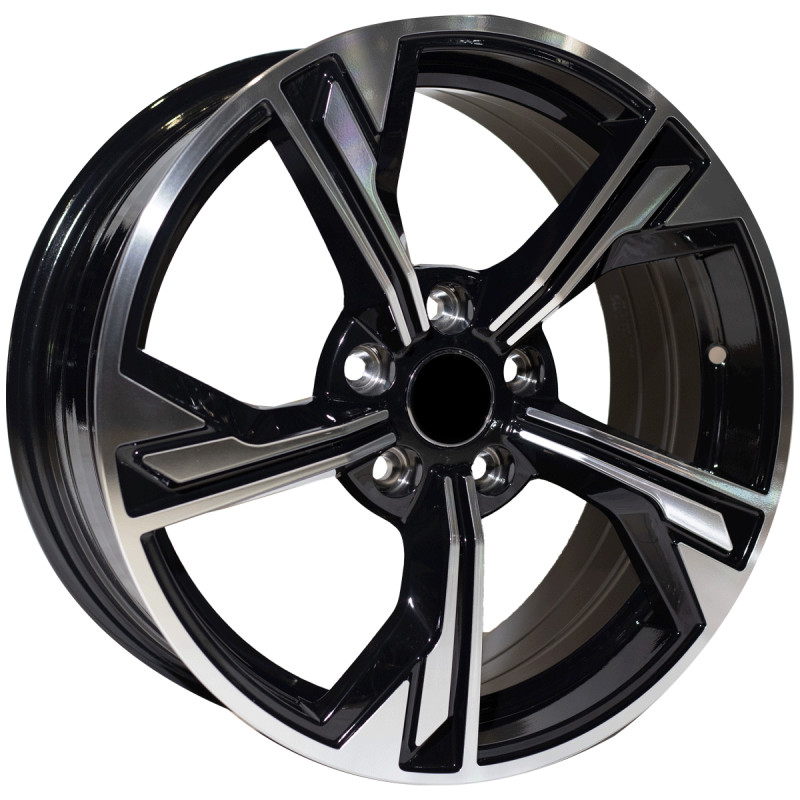 REPLICA BMW STYLE 9692 17X7.5 5X112 ET40 BLACK MACHINED FACED
